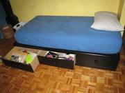 Single-size bed   mattress