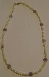 Valentine's day Maison Huit hand made fresh water pearl necklace