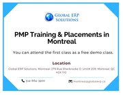 PMP Training & Placements in Montreal