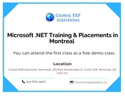 Microsoft .NET Training - Montreal 