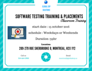 QA Training & Placements in Montreal 