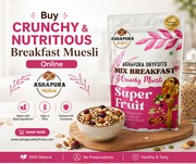 Buy Crunchy & Nutritious Breakfast Muesli Online | Ashapura Premium